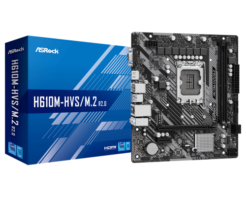 Motherboard ASRock H610M-HVS/M.2 R2.0, LGA1700, DDR4, mATX, image _ab__is.image_number.default