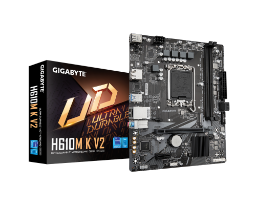 Motherboard GIGABYTE H610M K V2 DDR5, socket 1700, Micro ATX, image , 4 image