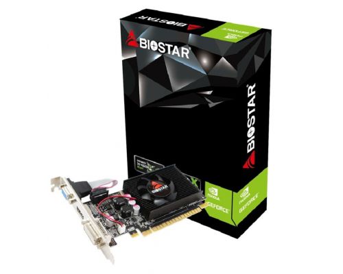 Graphic card BIOSTAR GeForce GT 610, 2GB, SDDR3, 64 bit, DVI-I, D-Sub, HDMI, image 