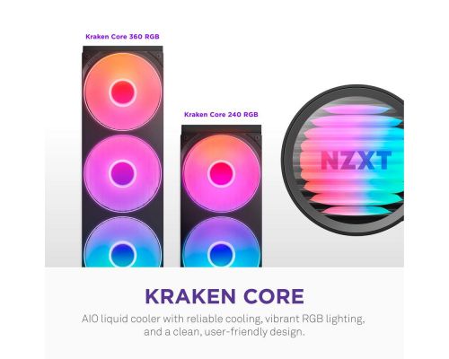 All-in-One CPU Cooler NZXT Kraken Core 240 RGB, image _ab__is.image_number.default