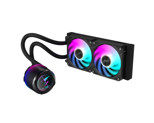 CPU Cooler Gigabyte AORUS WATERFORCE X II 240 Black, image , 2 image