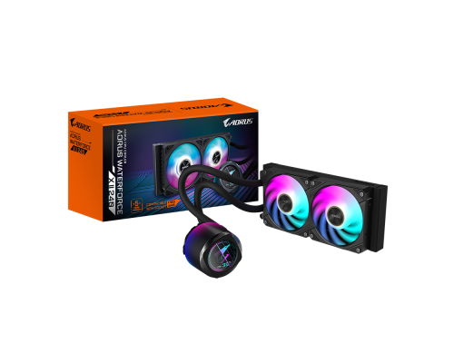CPU Cooler Gigabyte AORUS WATERFORCE X II 240 Black, image , 5 image