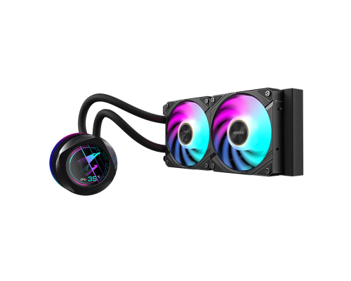 CPU Cooler Gigabyte AORUS WATERFORCE X II 240 Black, image 
