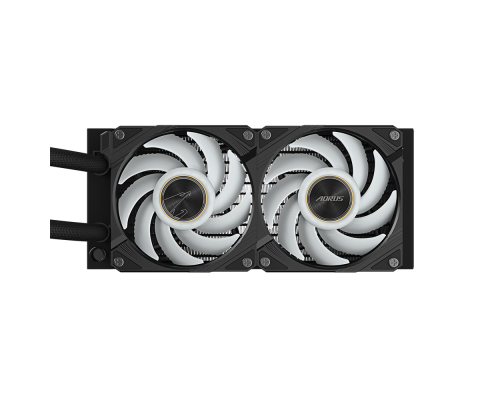 CPU Cooler Gigabyte AORUS WATERFORCE X II 240 Black, image , 3 image