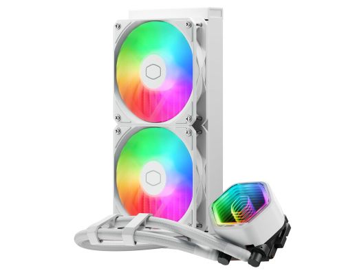 CPU AIO Cooler Master Master Liquid 240 Core II ARGB White Edition, image , 2 image