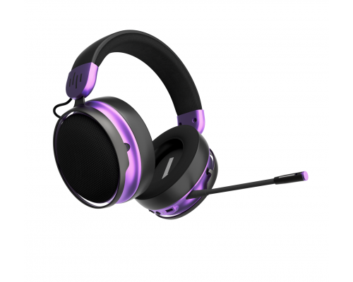 Gaming Wireless Headphones Dark Project Sono Wireless - Black/Violet, image , 4 image