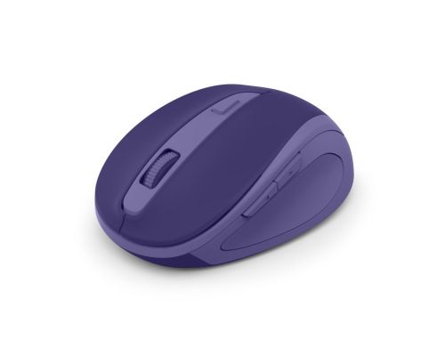 Hama “WM-400” Wireless Mouse, Ergonomic, Optical, 6 Buttons, No Clicking Noise, purple, image , 2 image