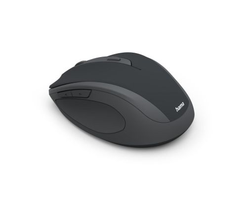 Hama “WM-400” Wireless Mouse, Ergonomic, Optical, 6 Buttons, No Clicking Noise, black, image _ab__is.image_number.default