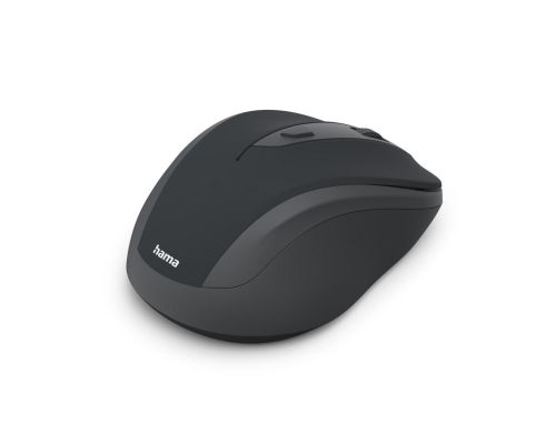 Hama “WM-400” Wireless Mouse, Ergonomic, Optical, 6 Buttons, No Clicking Noise, black, image _ab__is.image_number.default