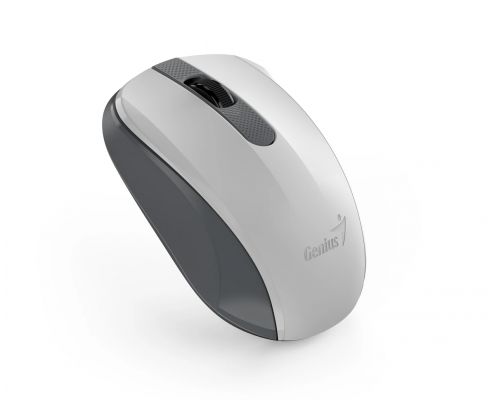Genius Wireless Silent Mouse - NX-8008S White+Gray - Silent, 2.4GHz, image 