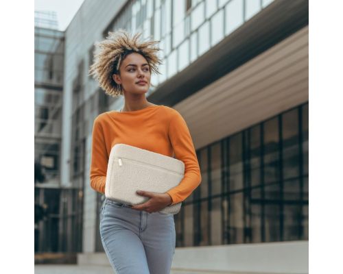 Hama “Cozy” Laptop Sleeve, 36 - 40 cm (14.1” - 15.6”), beige, image , 5 image