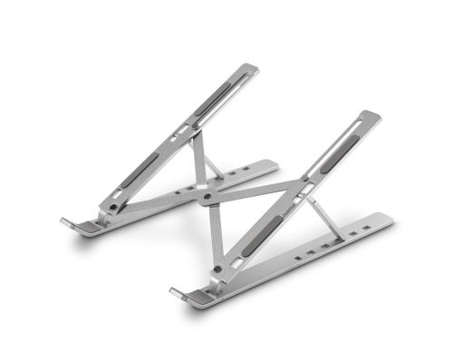 Hama "Aluminium" Laptop Stand, 6-stage Tilt, Folding, up to 40 cm (15.6"), silve, image , 4 image