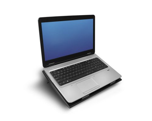 Laptop cooling stand, up to 17", adjustable height (2 positions), 4-port hub, image , 3 image