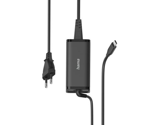 Hama Universal USB-C Notebook Power Supply Unit, GaN, Pwr Del. (PD), 5-20V/100W, image , 4 image