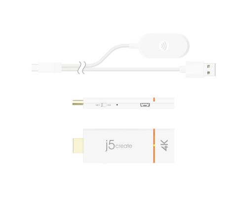 j5create ScreenCast 4K Wireless Display Adapter, image , 2 image