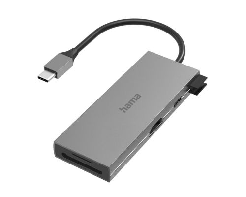 USB-C Hub, 6 Ports, 2 x USB-A, USB-C, HDMI, SD, microSD, image _ab__is.image_number.default