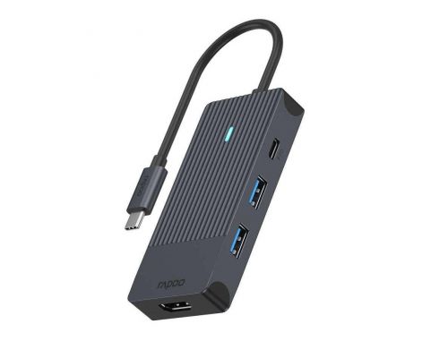 USB-C Multiport Adapter, 4 port, RAPOO-11409, image _ab__is.image_number.default