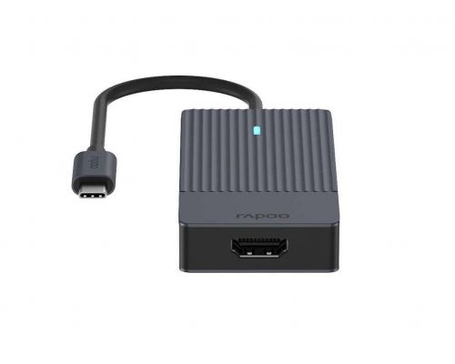 USB-C Multiport Adapter, 4 port, RAPOO-11409, image 