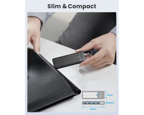 Orico USB3.1 HUB Type-C - 4 x USB3.0 - PAPW4A-C3-015-WH, image _ab__is.image_number.default