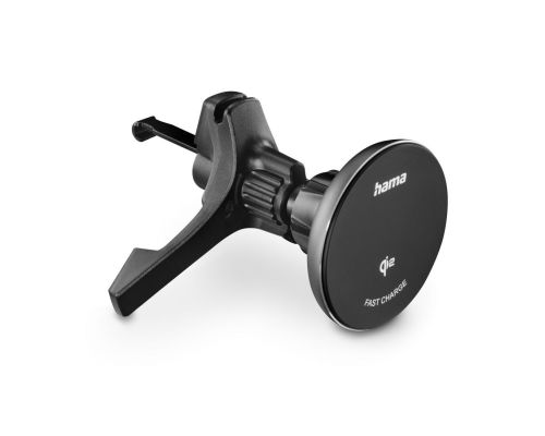 Hama Wireless Qi2 Charger, Inductive Fast Charging in the Car, 15 W, black, image 