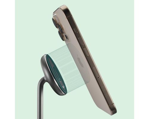 Hama Wireless Qi2 Charger, Inductive Fast Charging, Charging Station Stand, 15 W, image _ab__is.image_number.default