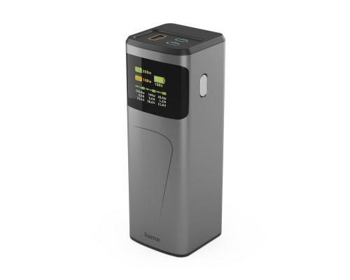 Hama “High Power” Power Pack, 200 W, 24000 mAh, 2x USB-C, USB-A, Quick Charging, image 