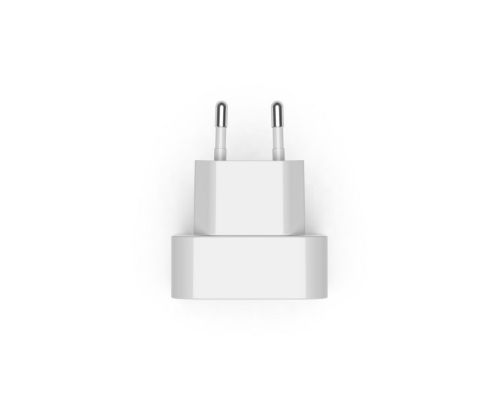 Hama Fast Charger, GaN, 2x USB-C, Folding Mini Charger, PD, 40 W, white, image _ab__is.image_number.default