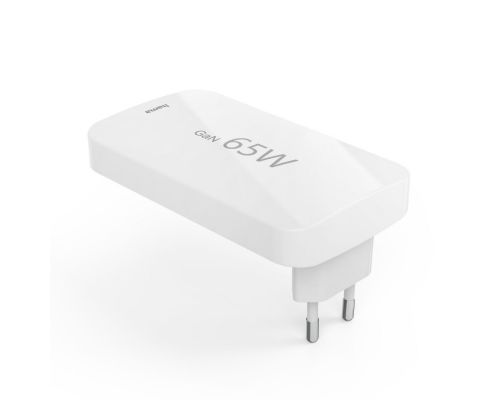 Hama Fast Charger, 2x USB-C, 1x USB-A, Flat Mini Charger, PD, 65 W, wht, image , 3 image