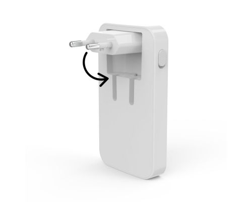 Hama Fast Charger, 2x USB-C, 1x USB-A, Flat Mini Charger, PD, 65 W, wht, image , 5 image