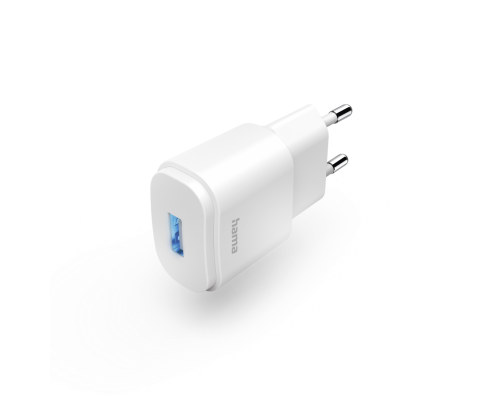 Hama Charger with USB-A Socket, 6 W, white, image 
