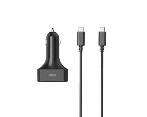 Hama Universal USB-C Car Notebook Power Supp. Unit, (PD), 5-20V/65W, 200018, image 