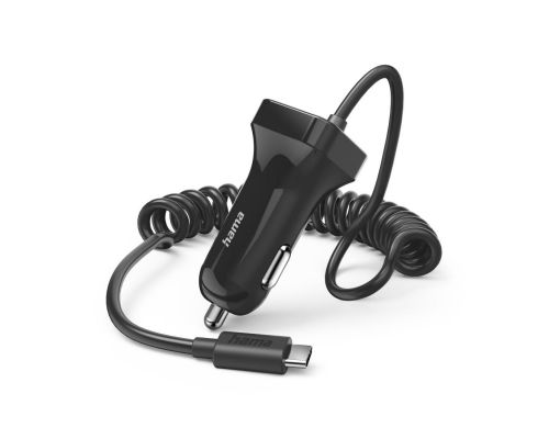 Car Charger Hama, with USB-C Connection, 12 W, 201609, image 