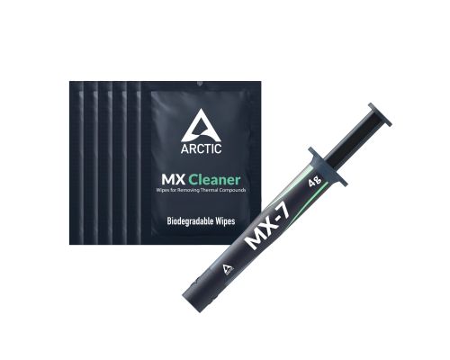 Arctic MX-7 Thermal Compound 4gr with 6pcs MX Cleaner, image 