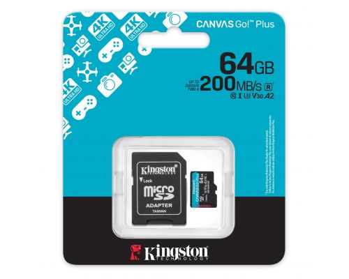 Memory card Kingston Canvas Go! Plus Gen4 microSDXC 64GB, image _ab__is.image_number.default
