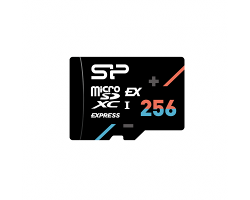 Memory card Silicon Power Hypera micro SDXC 256G Class 10, SD Adapter, image 