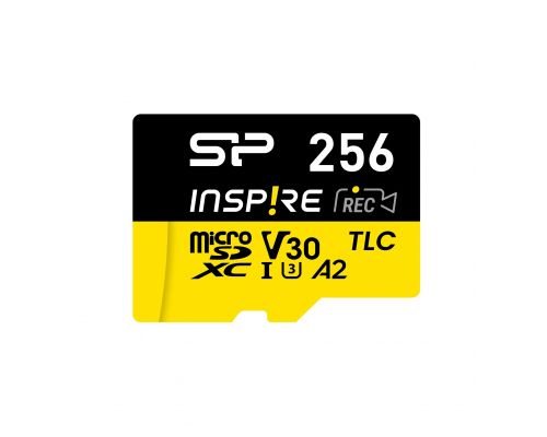 Memory card Silicon Power Inspire 256GB, microSDXC, Class 10, SD Adapter, image 