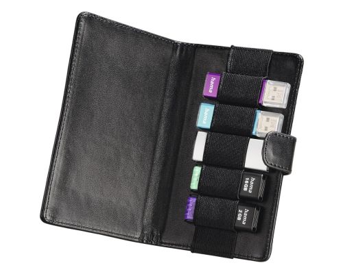 Hama "Vegas" USB Stick Case for 5 USB Sticks, black, image 