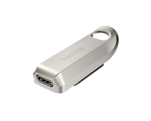 USB stick SanDisk Ultra Luxe, 64GB, USB 3.2 Gen 1, USB-C, Silver, image _ab__is.image_number.default
