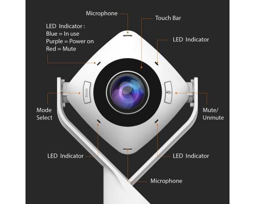 j5create JVCU360 360° All Around Webcam, image , 5 image
