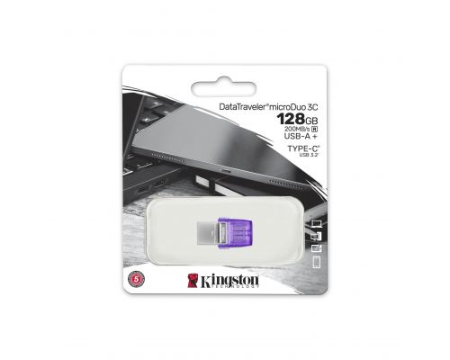 USB stick KINGSTON DataTraveler microDuo 3C 128GB, image _ab__is.image_number.default