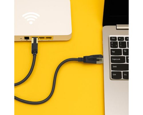 Hama Network Cable, CAT-8, 40 Gbit/s, S/FTP Shielded, 0.5 m, image , 3 image