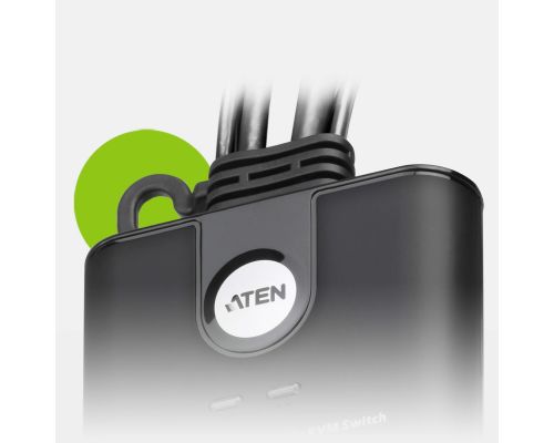 ATEN 2-Port USB FHD HDMI Cable KVM Switch, image , 3 image