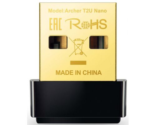 Wireless Adapter TP-LINK Archer T2U Nano, Dual band, USB, image 