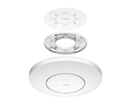 Access Point Cudy AP3000, AX3000, 2.4/5 GHz, 571 - 2402 Mbps, 1× 2.5 Gbps, PoE Adapter, image , 3 image