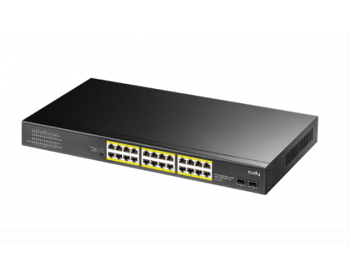 Switch Cudy GS1028PS2, 24 ports, 10/100/1000,  24× GbE with 802.3at/af PoE, 2× Uplink SFP, Default/VLAN/Extend Modes, for 19" rack, image , 4 image