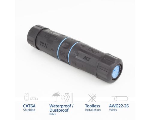 ACT Network Connector, Outdoor, CAT-6A, 1 Gbit/s, image , 2 image