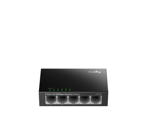 Switch Cudy FS105, 5-Port 10/100 Mbps RJ 45, image 