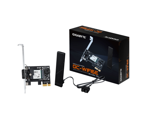 Wireless GIGABYTE GC-WIFI6E MediaTek MT7902 WIFI 6Е 2x2 802.11ax, Bluetooth 5.2, image 