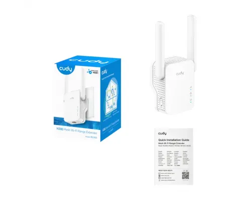 Mesh Wi-Fi Range Extender Cudy RE300 - 300Mbps, image _ab__is.image_number.default