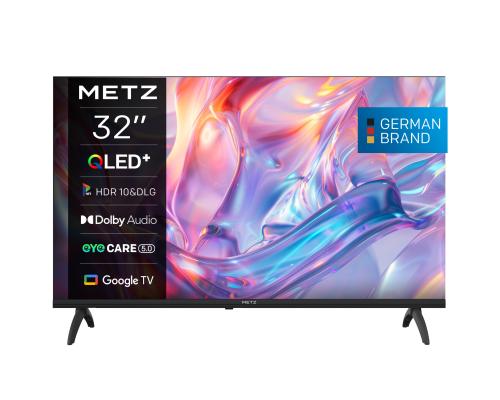 METZ TV 32" 32MQH7000Z HD Ready QLED+ Google TV, Клас E, image 